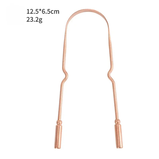 Lustre Pure Copper Tongue Scraper